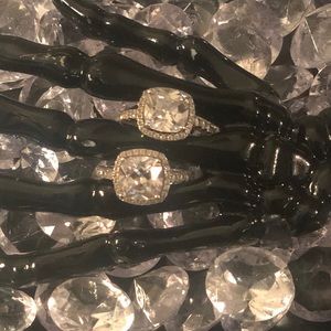 2 Ct Cushion Cut Diamond Halo Ring